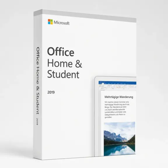 Office Home and Student 2019 Verpackung