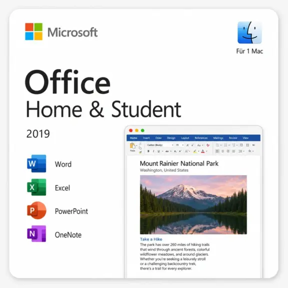 Office Home and Student 2019 für Mac