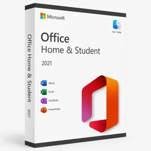 Office Home and Student 2021 für Mac Verpackung