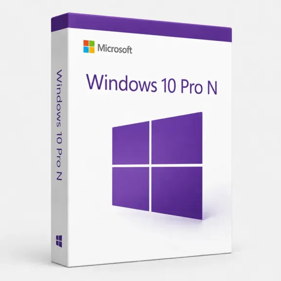 Windows 10 Pro N Lizenz Verpackung