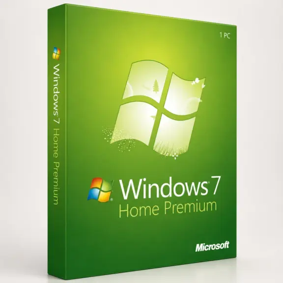 Windows 7 Home Premium Lizenz Verpackung